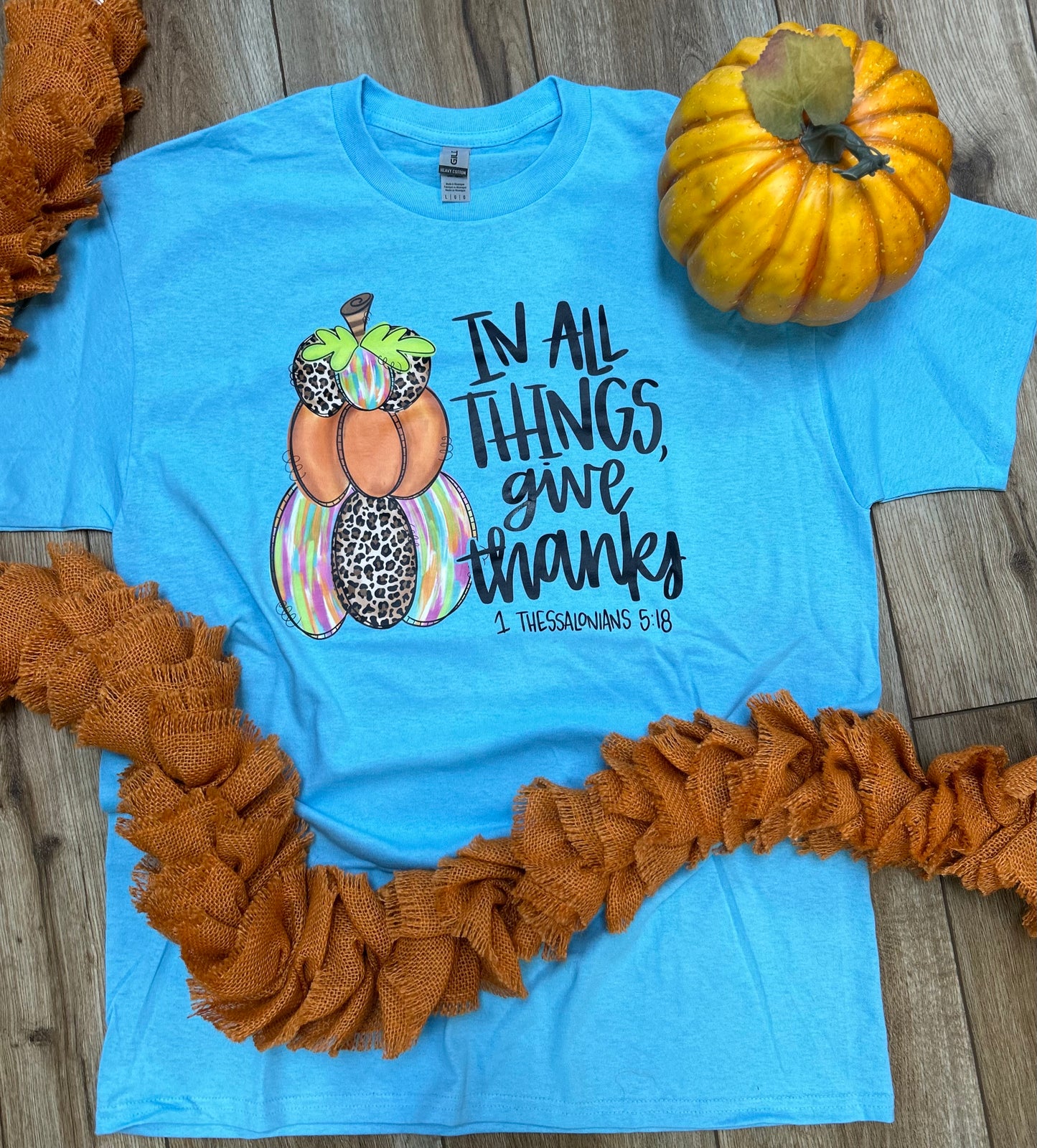 Sublimated Tee - In All Things Give Thanks