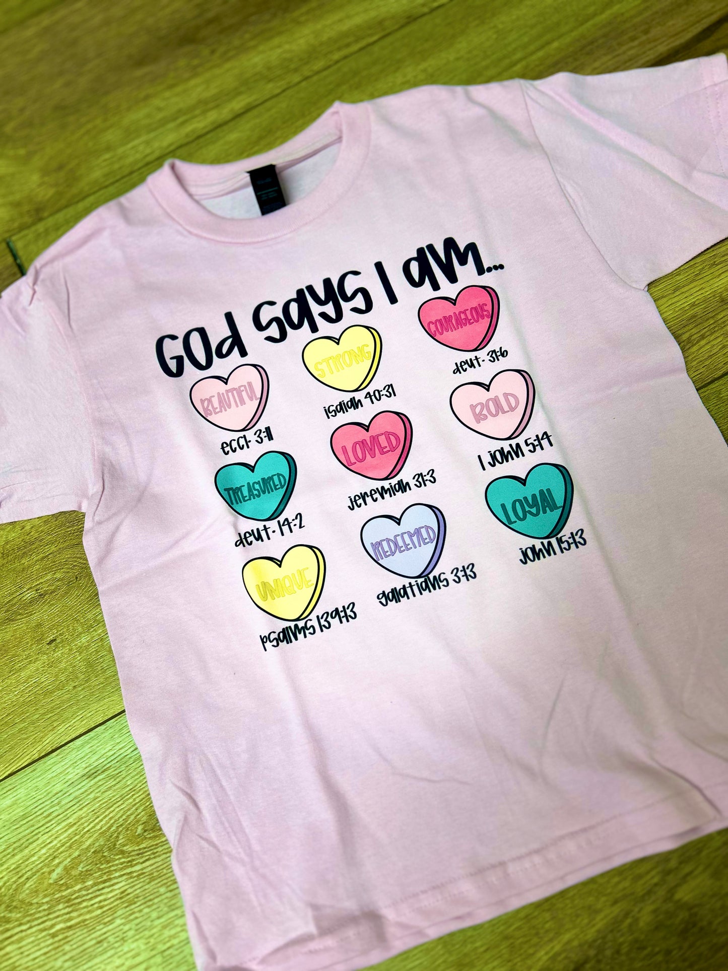 Sublimated Youth Tee - God Says I Am...