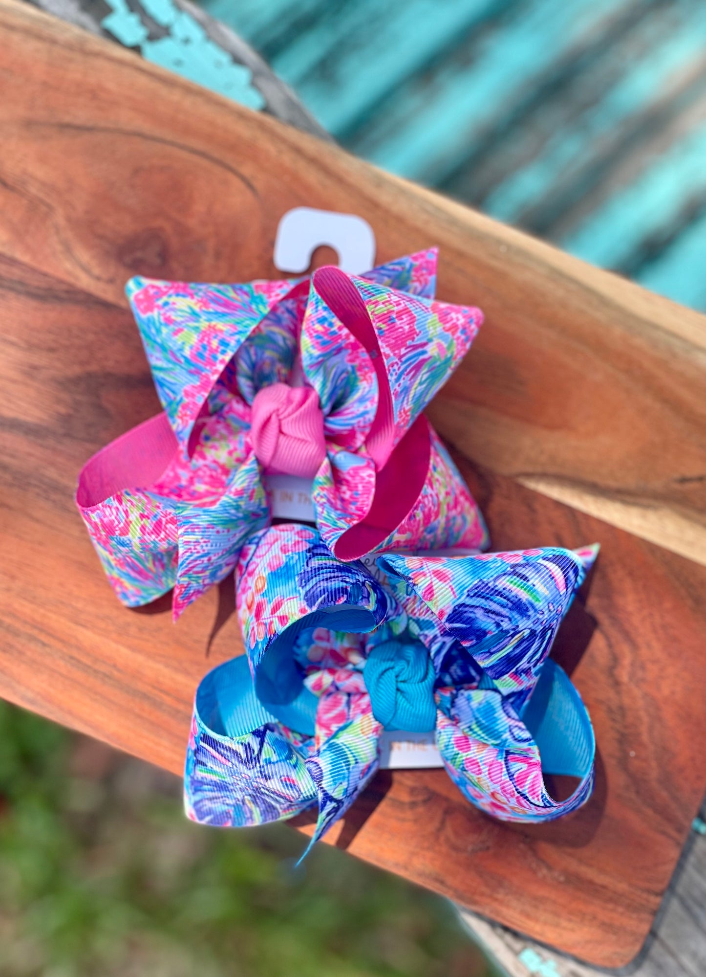 BC Bright Patterned Bows - 4.5in