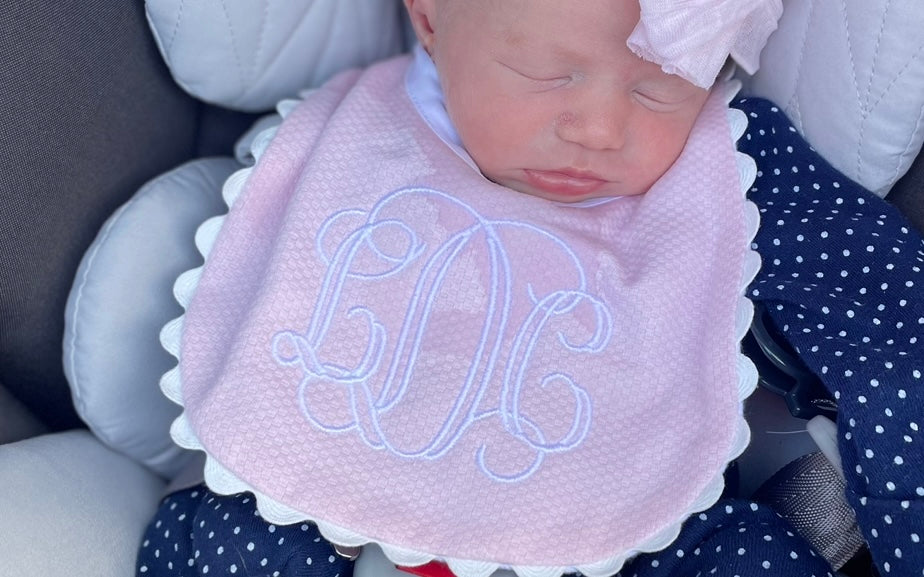 Royalty Bib with Monogram