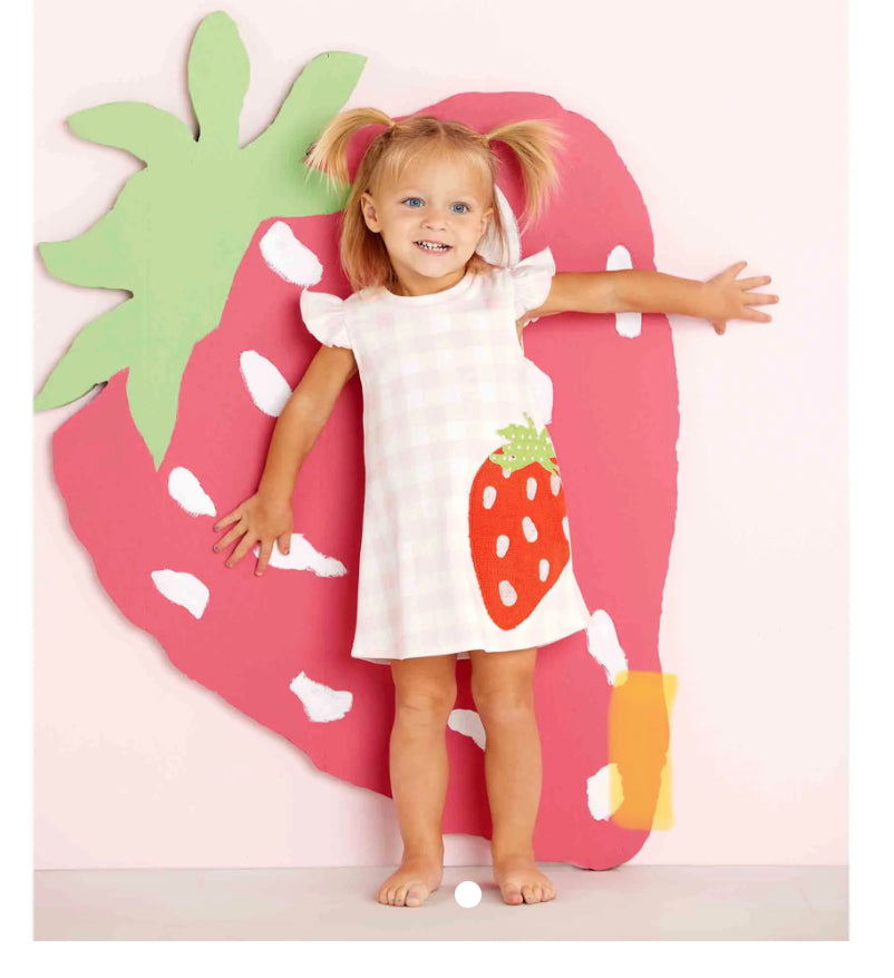 MP Strawberry Dress - 2t/3t