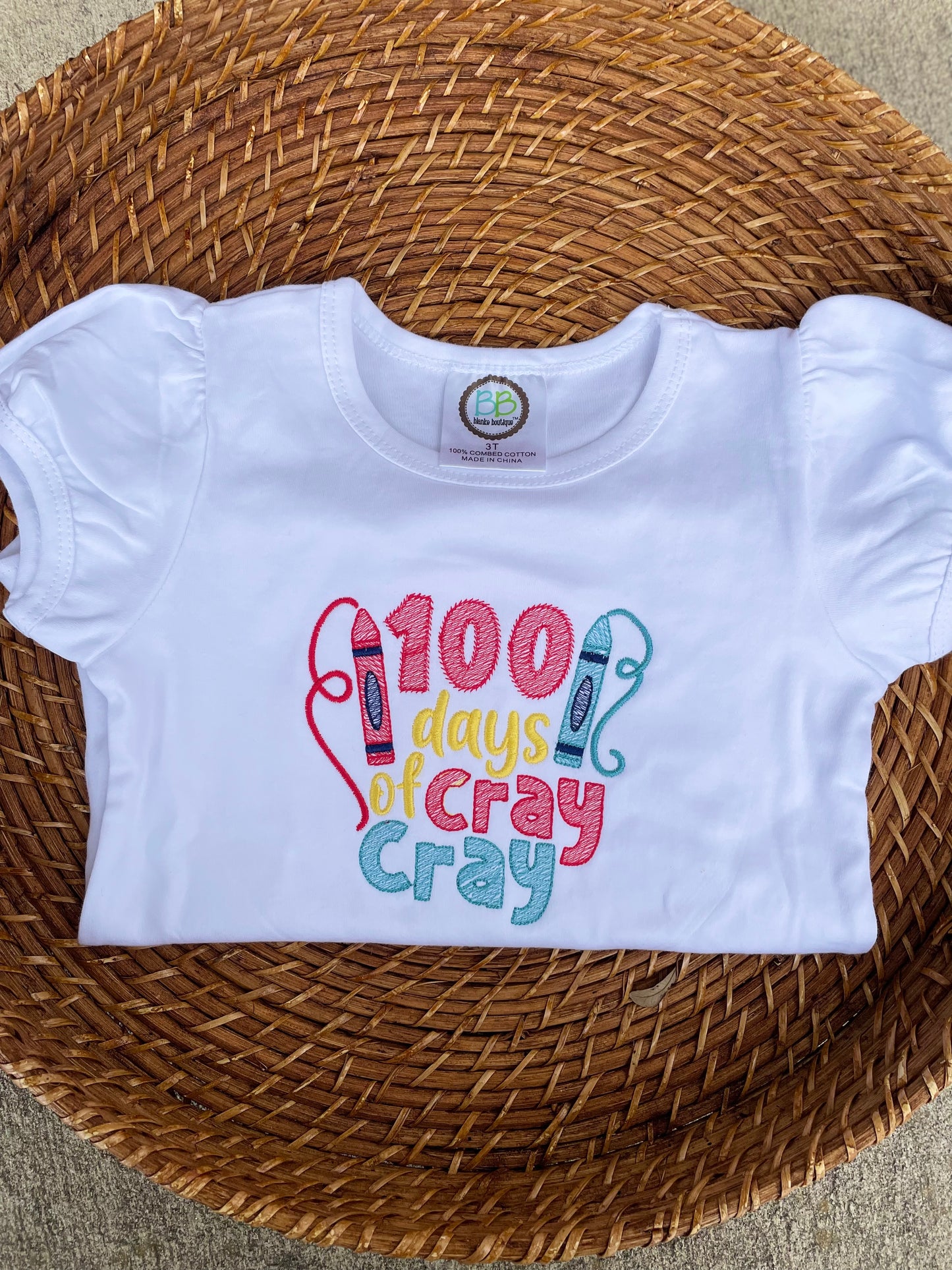 Sketch Stitch Shirt - 100 Days of Cray Cray