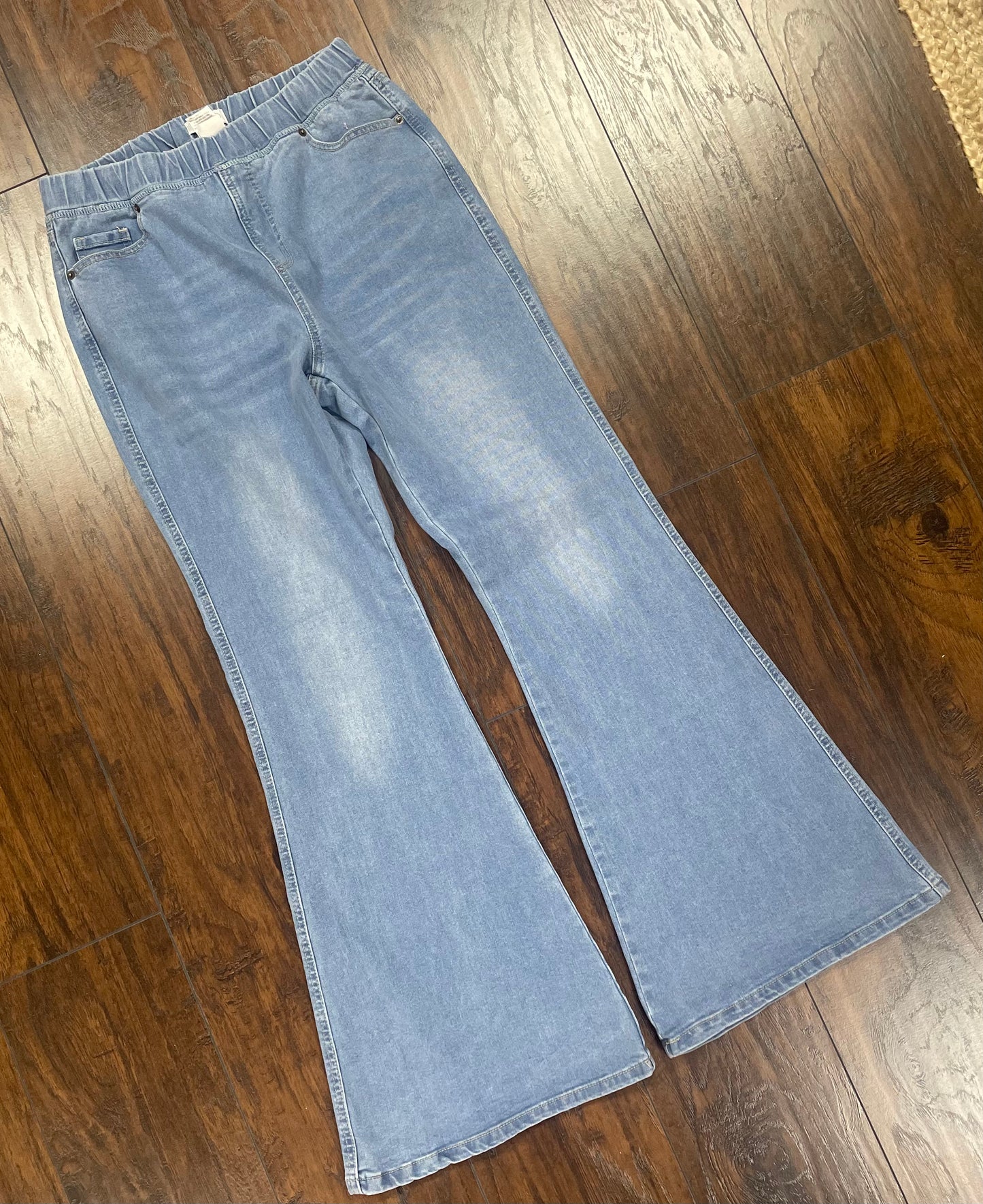 MP Sicily Pull on Denim Flares