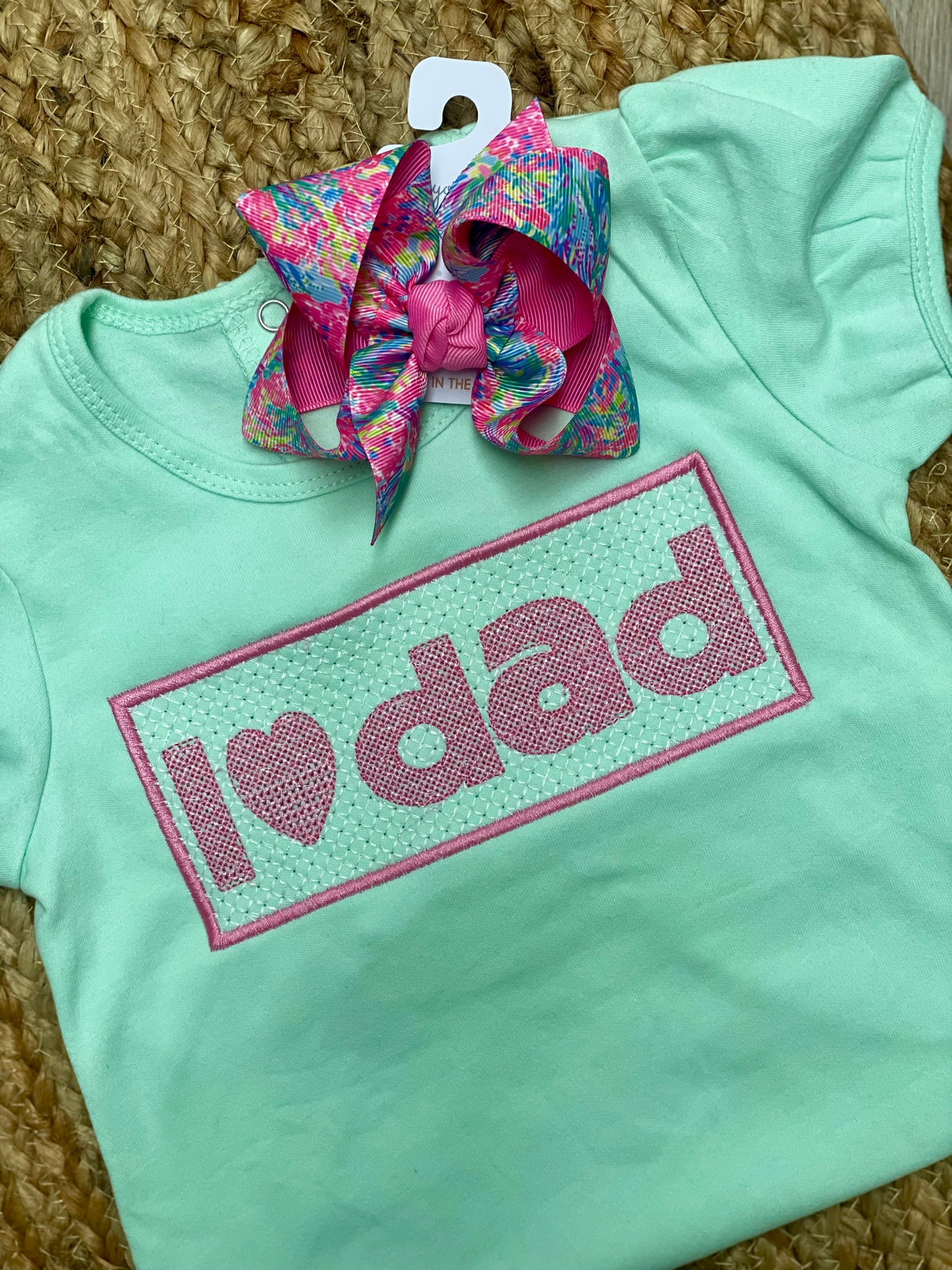 Sketch Stitch Shirt - I Love Dad