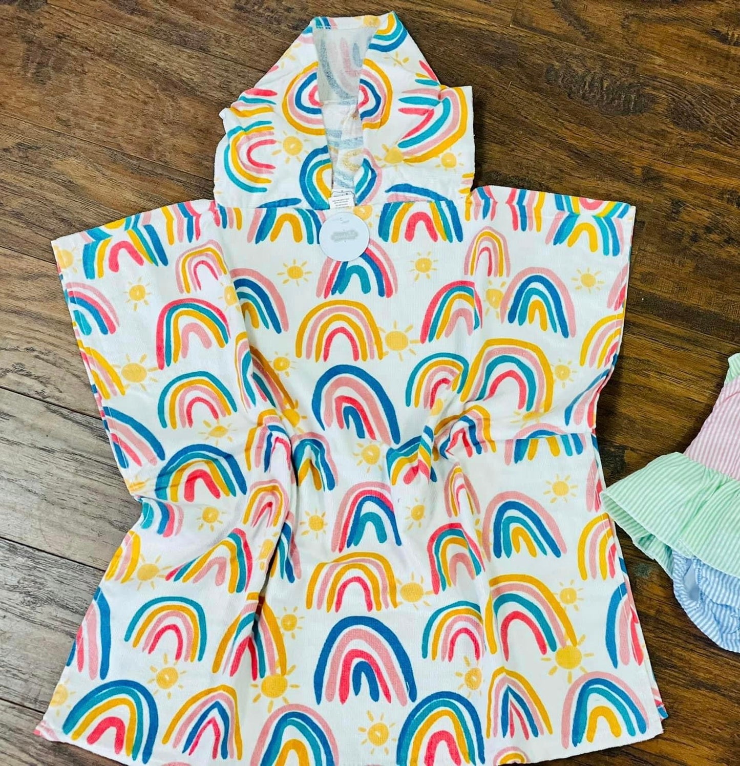 MP Toddler Hooded Towel - Rainbow