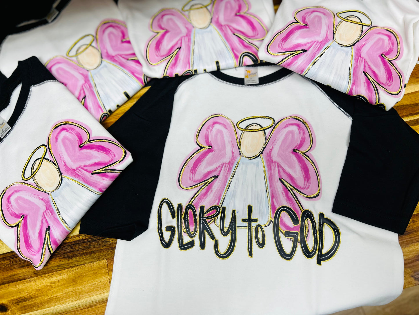 Sublimated Raglan Tee - Glory to God