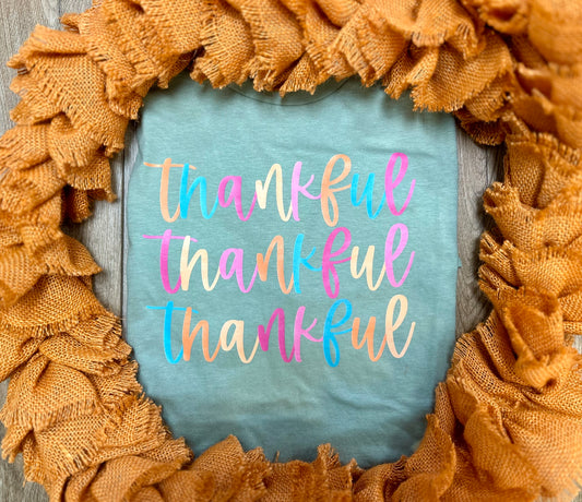 Sublimated Tee - Thankful Thankful Thankful