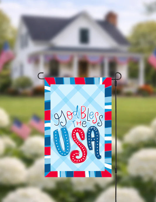 DBR God Bless the USA Garden Flag