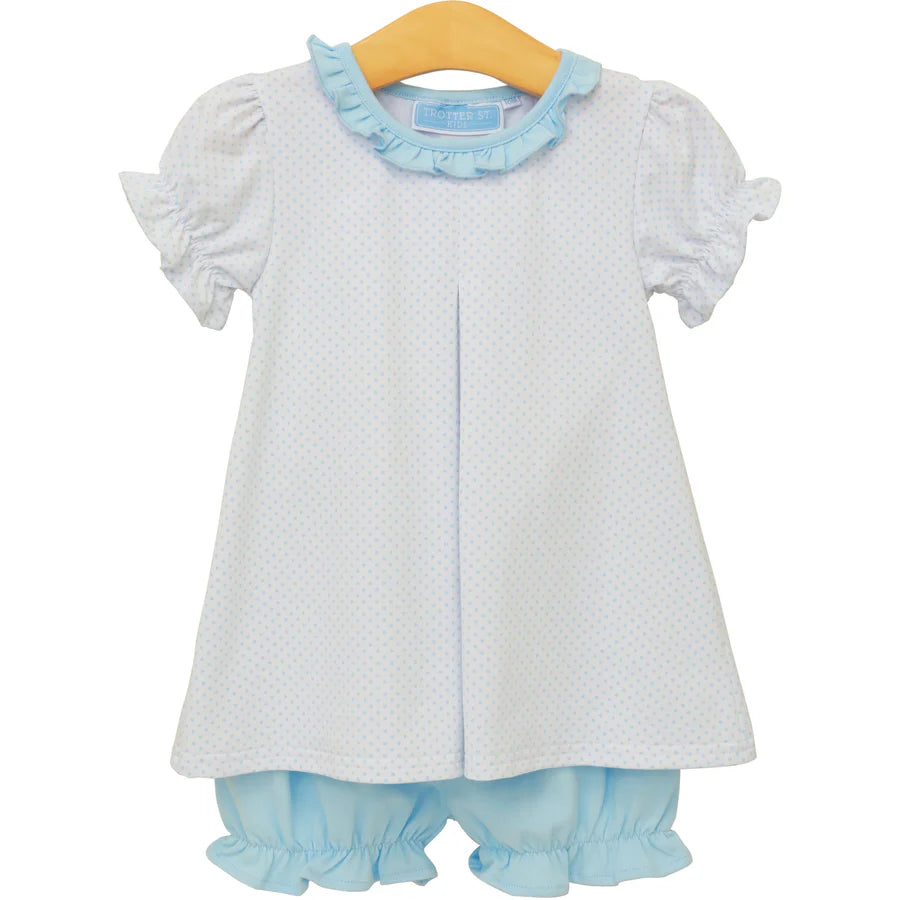 Trotter Street Harriet Bloomer Set - Blue