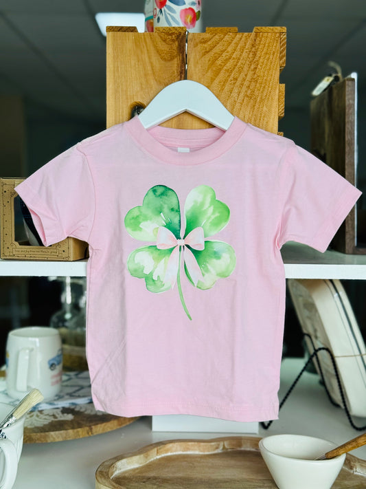 Watercolor Shamrock Tee