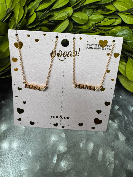 GS Mama and Mini Necklace Set