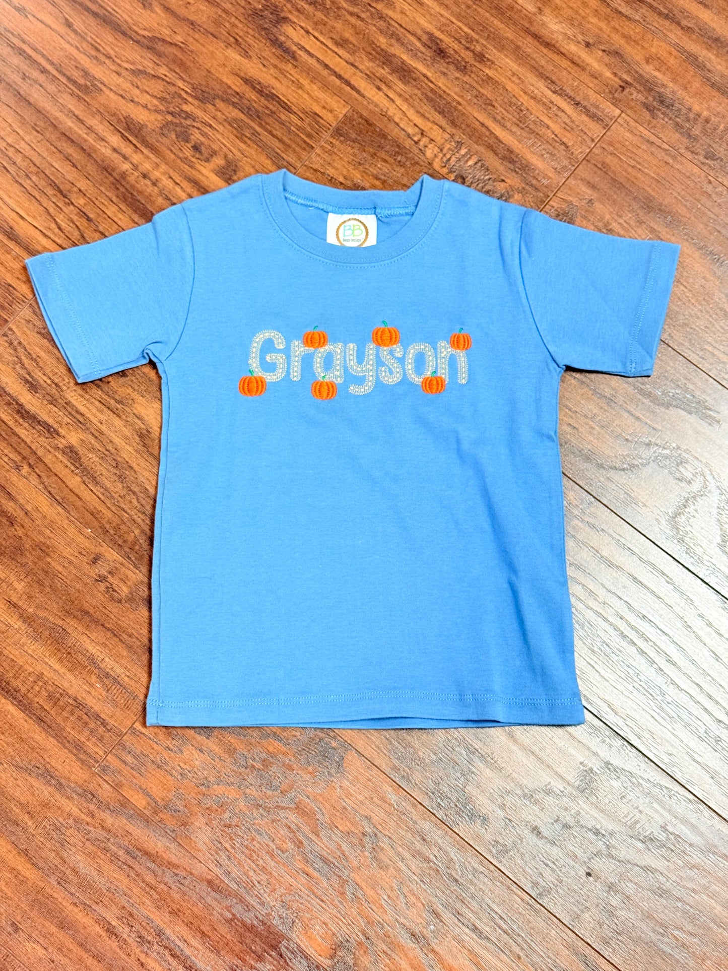 Embroidery Shirt - Pumpkin Patch Names