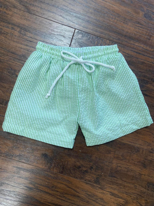 BB Seersucker Swim Trunks