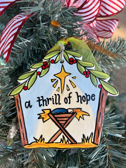 GH Ornament - Flat Ornament "Thrill of Hope"