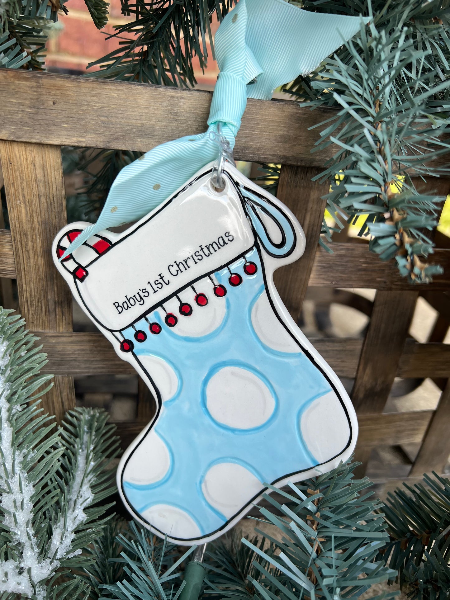 GH Ornament - Baby Stockings