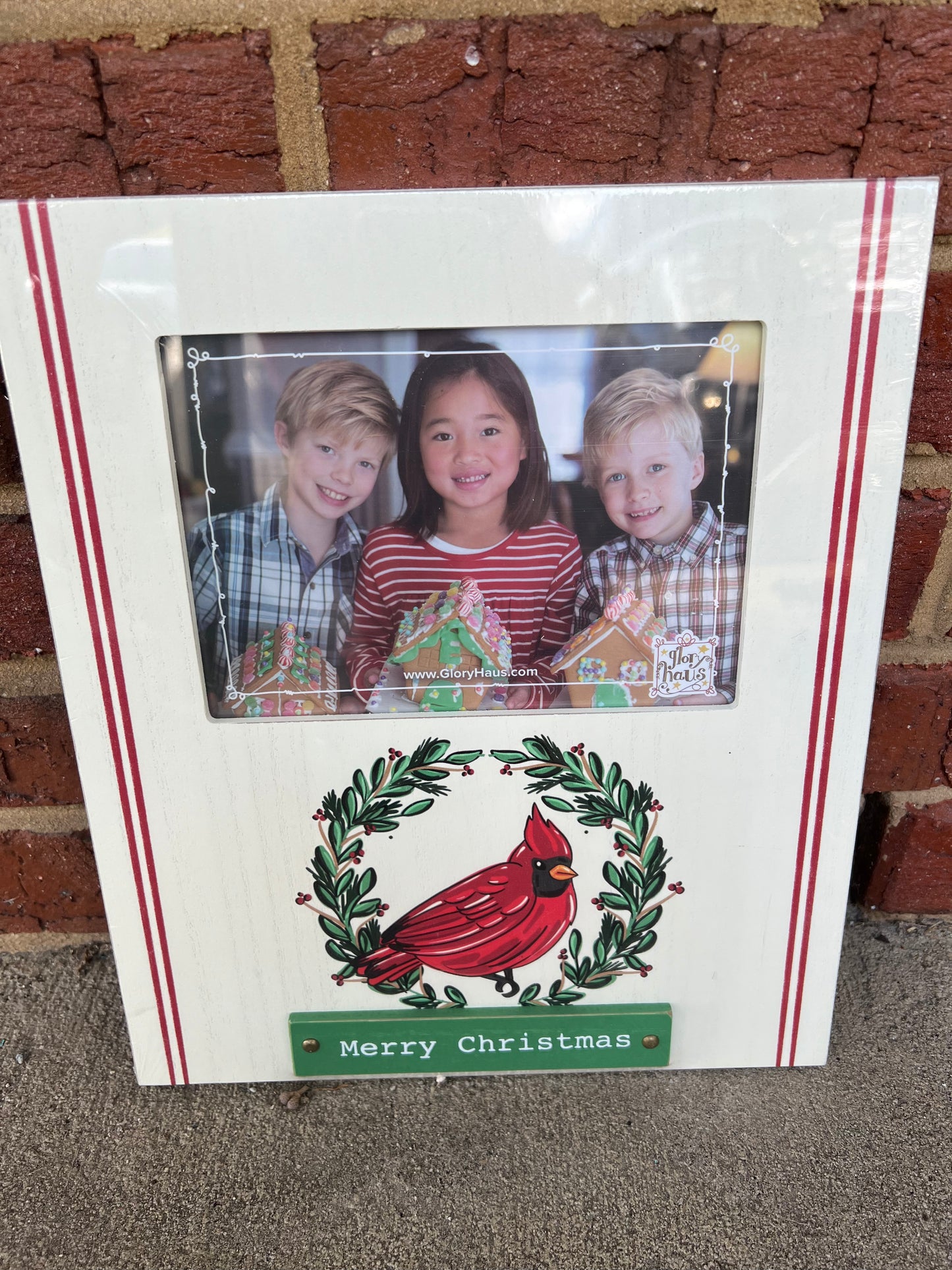 GH Frame - Red Bird Merry Christmas