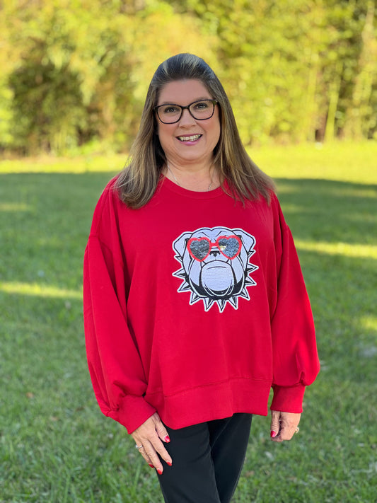 MS Millie Sweatshirt - Bulldog Logo