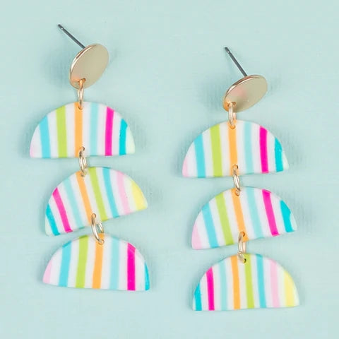 MS ASWN Sabrina Earrings - Rainbow