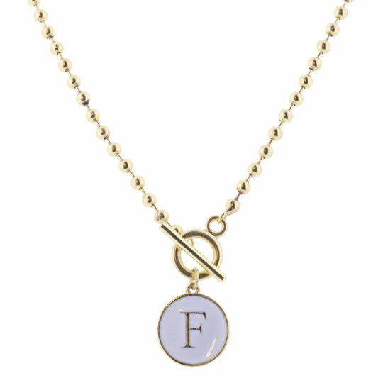 JM Initial Necklace