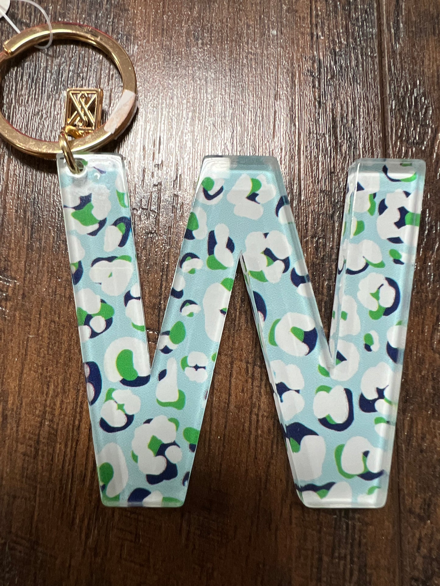 MS Acrylic Initial Keychain