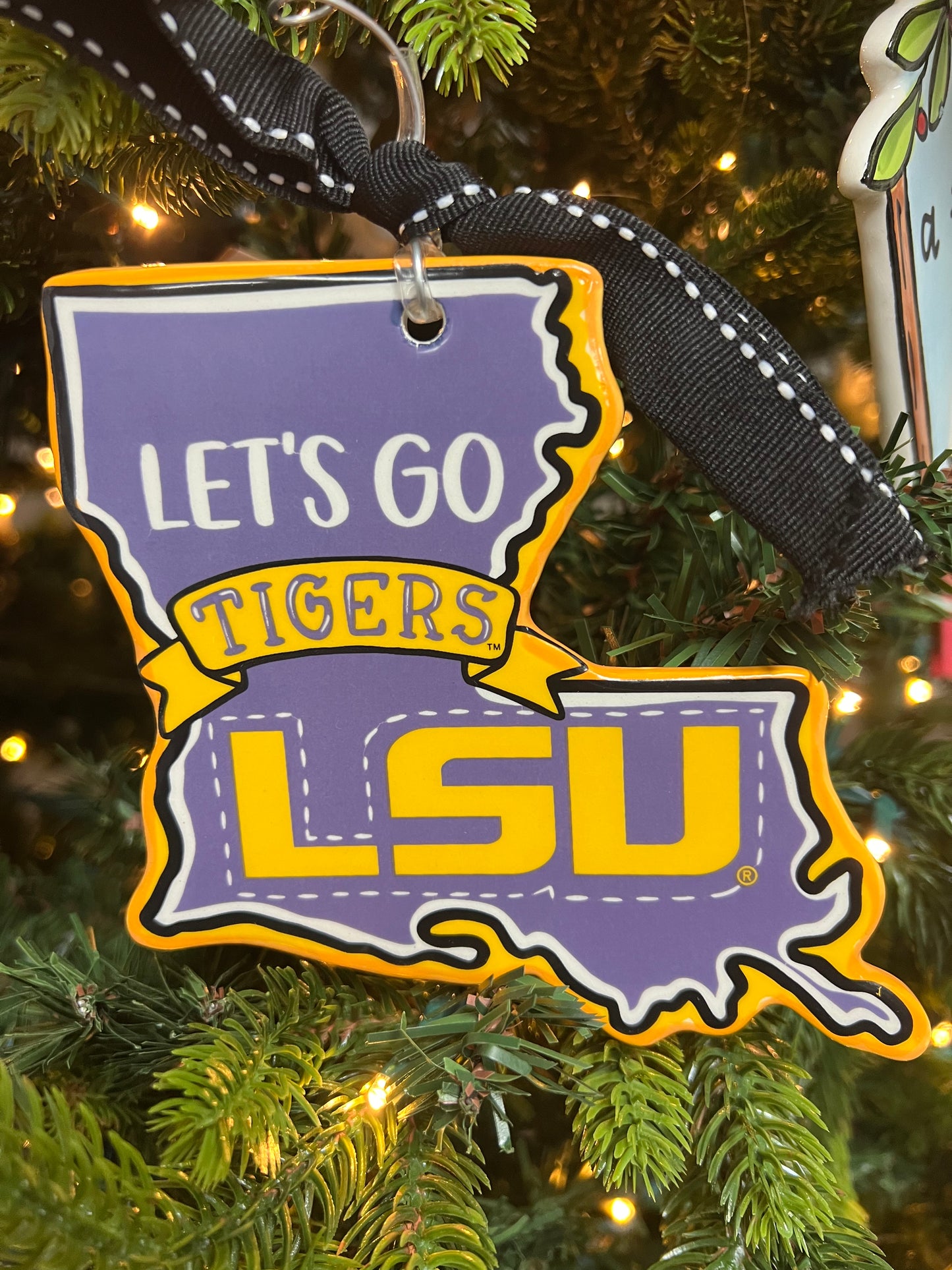 GH Ornament - Let's Go LSU