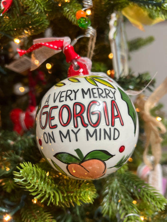 GH Ornament - Very Merry Georgia