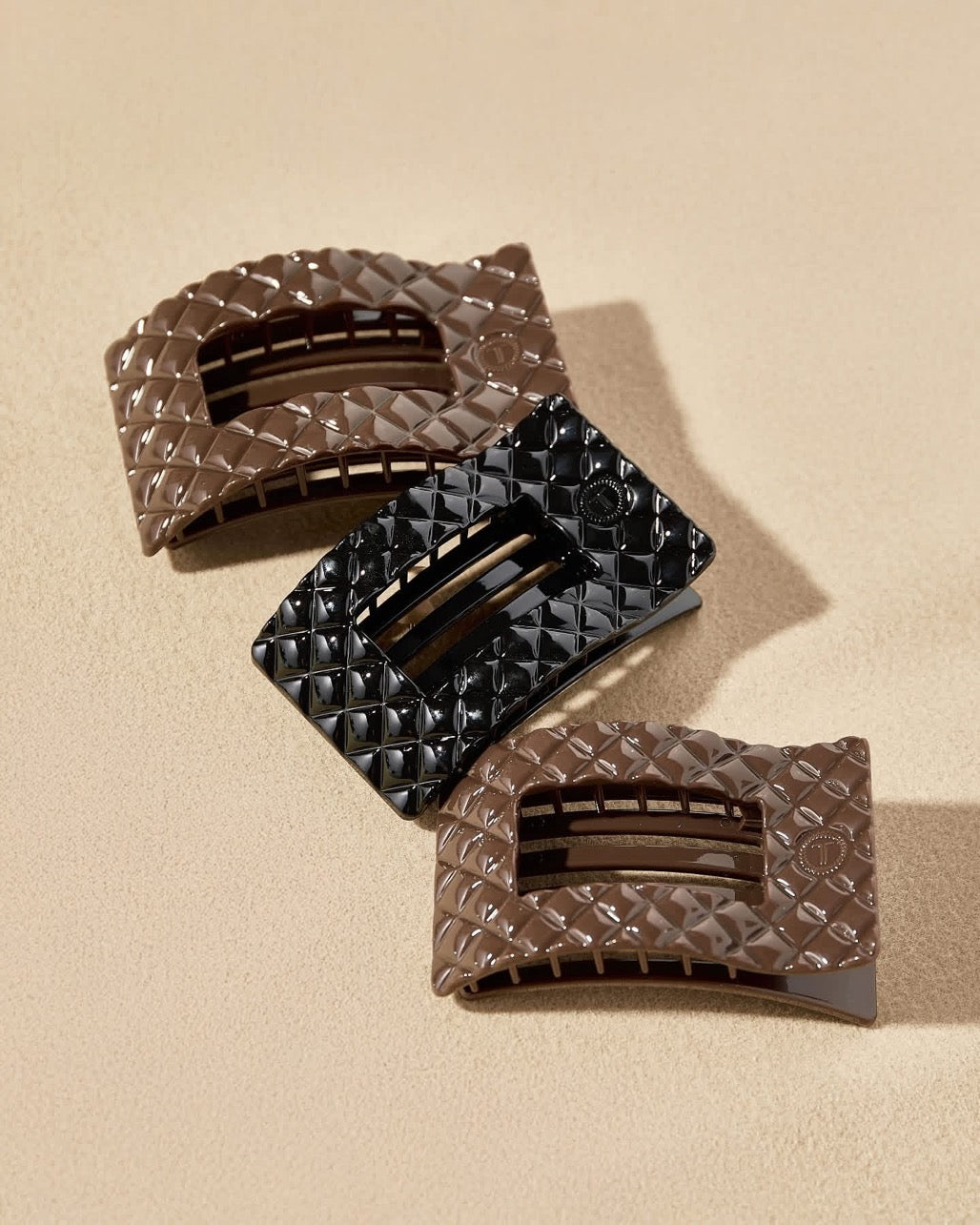 Teleties Quilted Flat Clip Collection