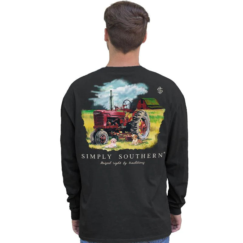 SS LS Tee - Tractor with Labs