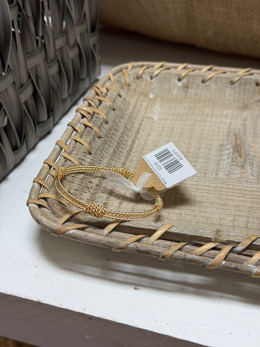 Bourbon & Bowties Twisted Wire Bangle