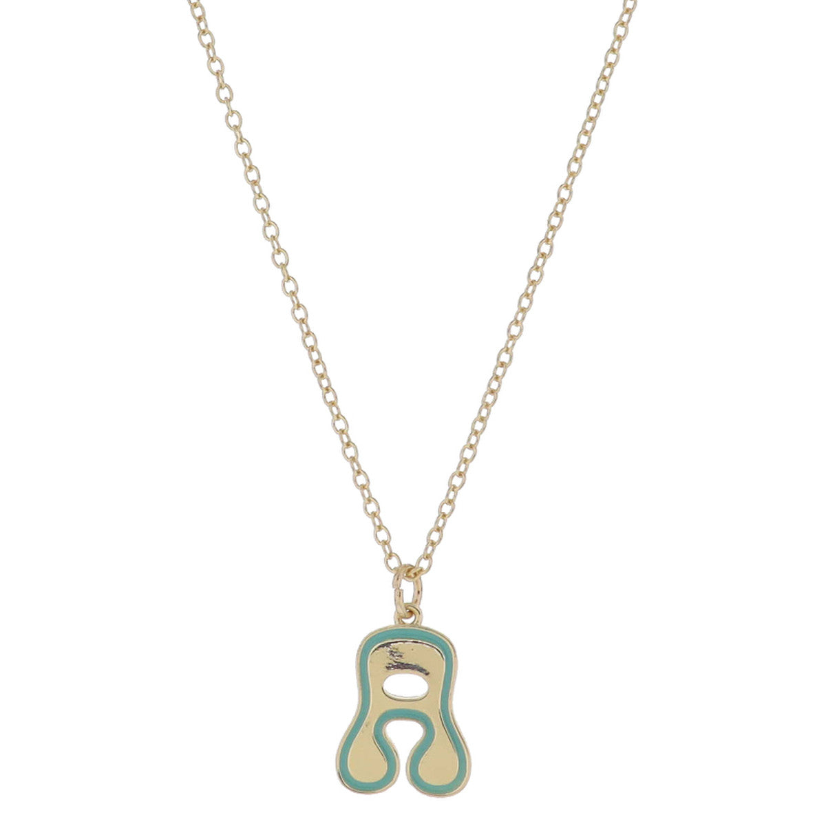 Jane Marie Kids Bubble Initial Necklace