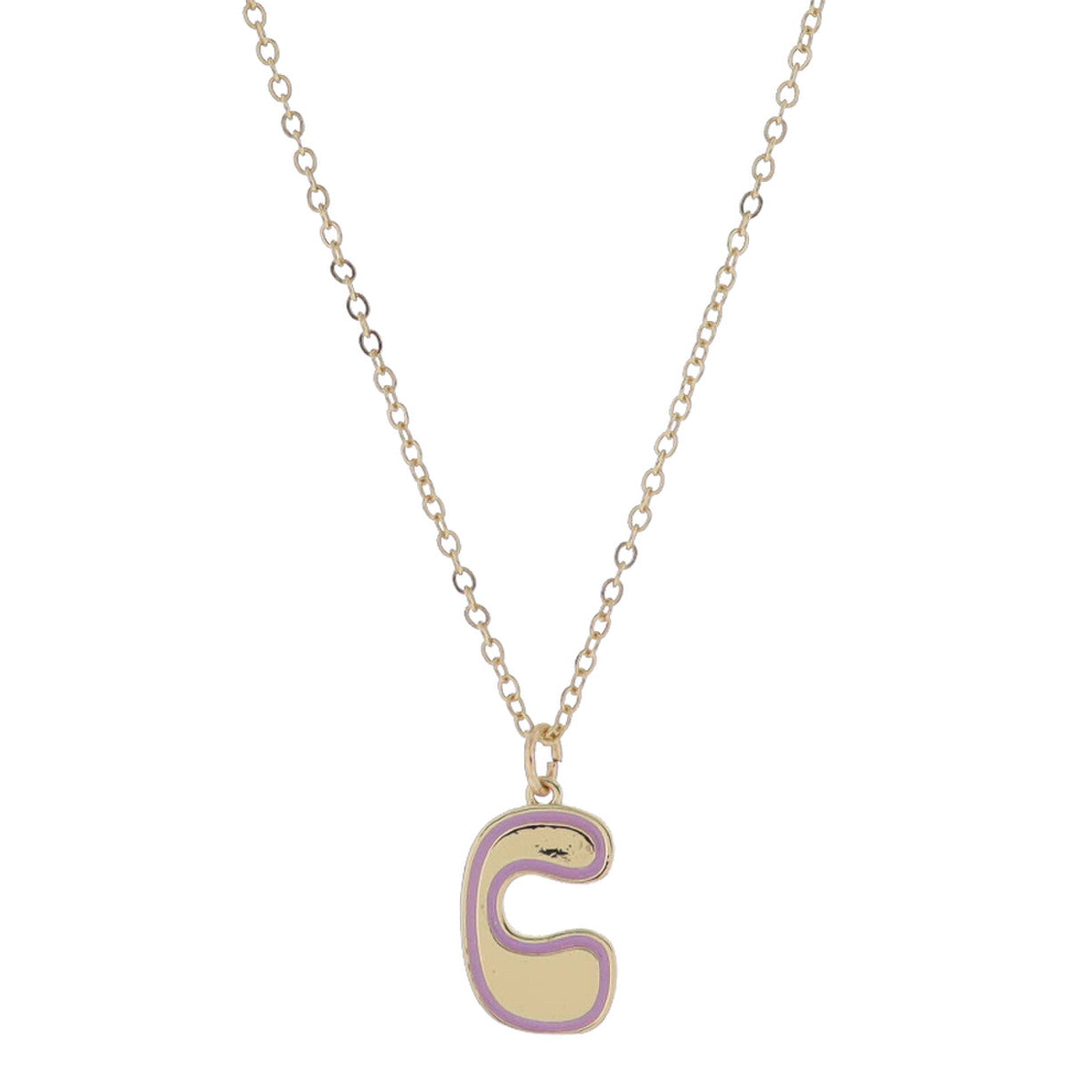 Jane Marie Kids Bubble Initial Necklace