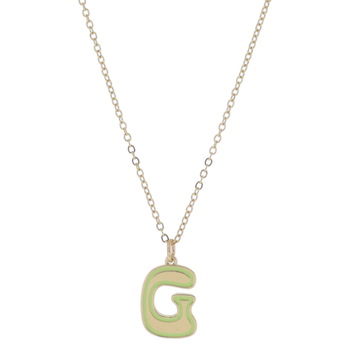 Jane Marie Kids Bubble Initial Necklace