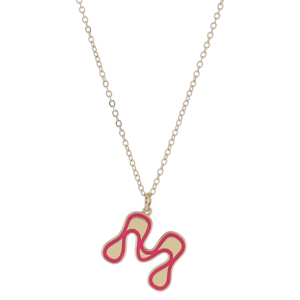 Jane Marie Kids Bubble Initial Necklace