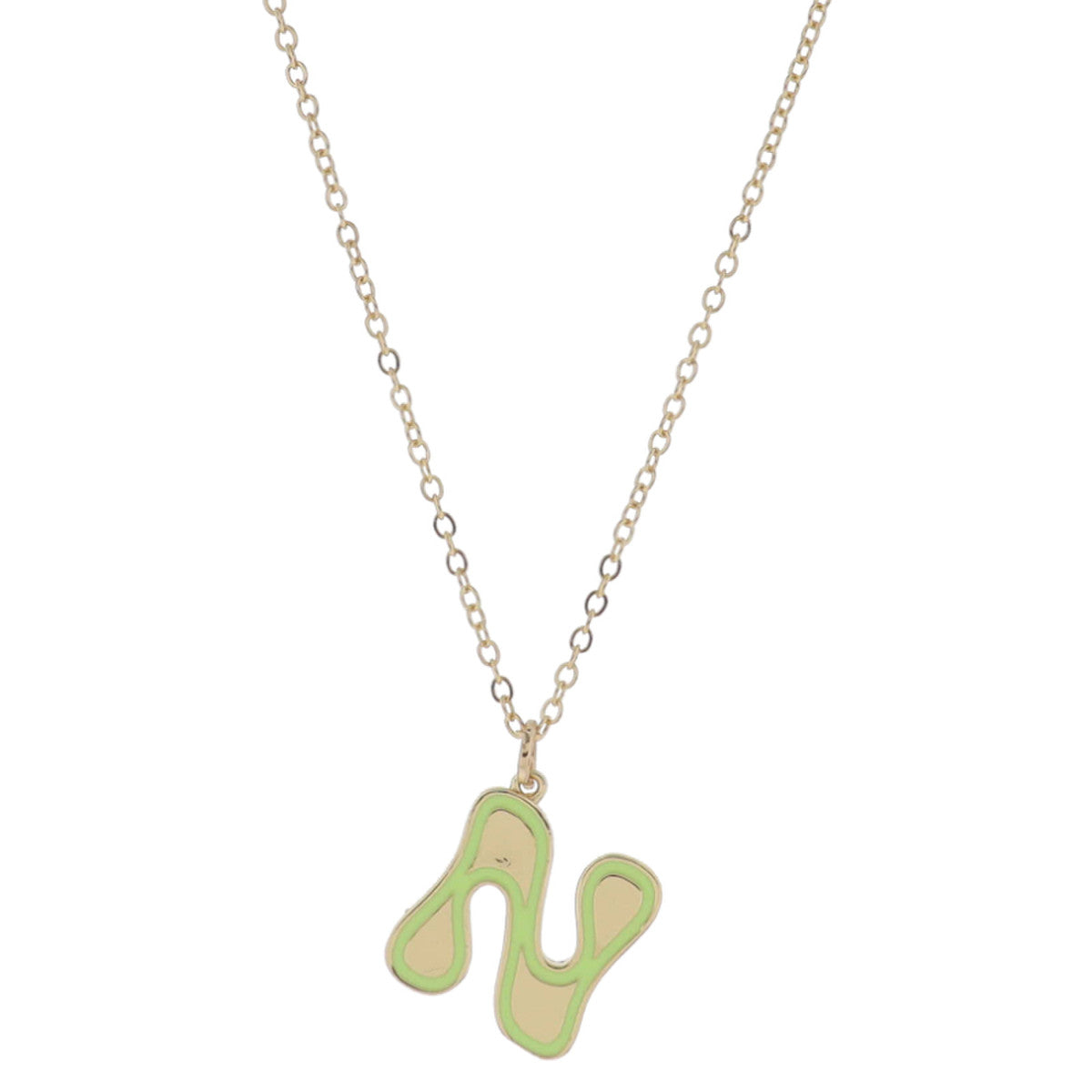 Jane Marie Kids Bubble Initial Necklace