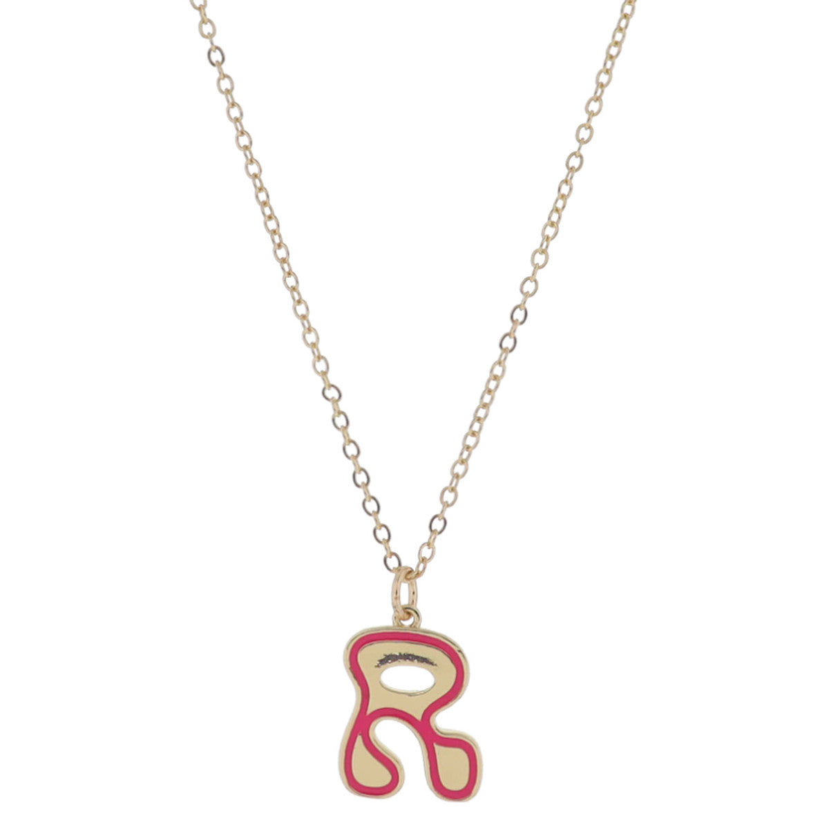 Jane Marie Kids Bubble Initial Necklace