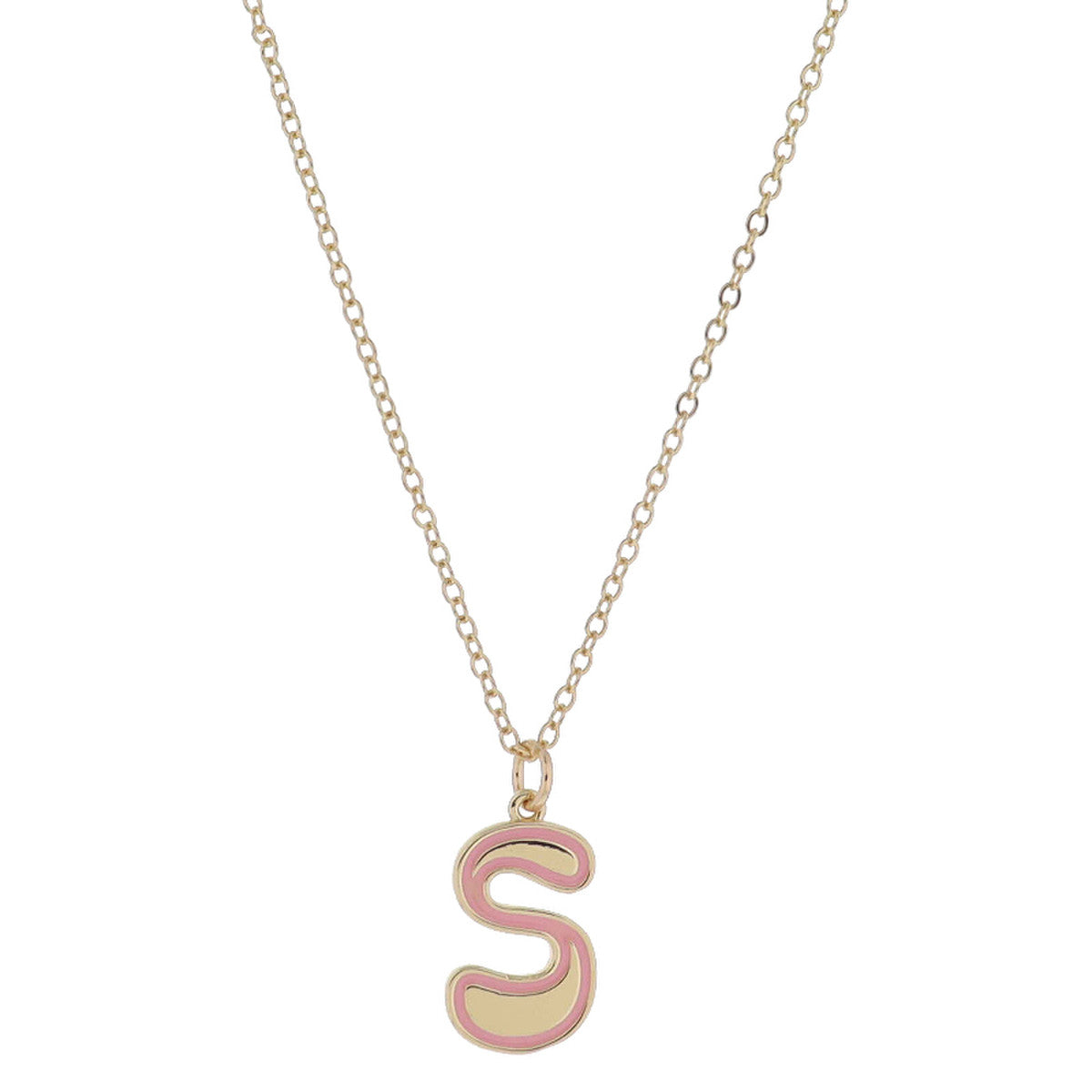 Jane Marie Kids Bubble Initial Necklace