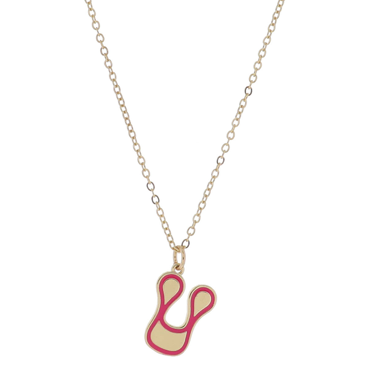 Jane Marie Kids Bubble Initial Necklace