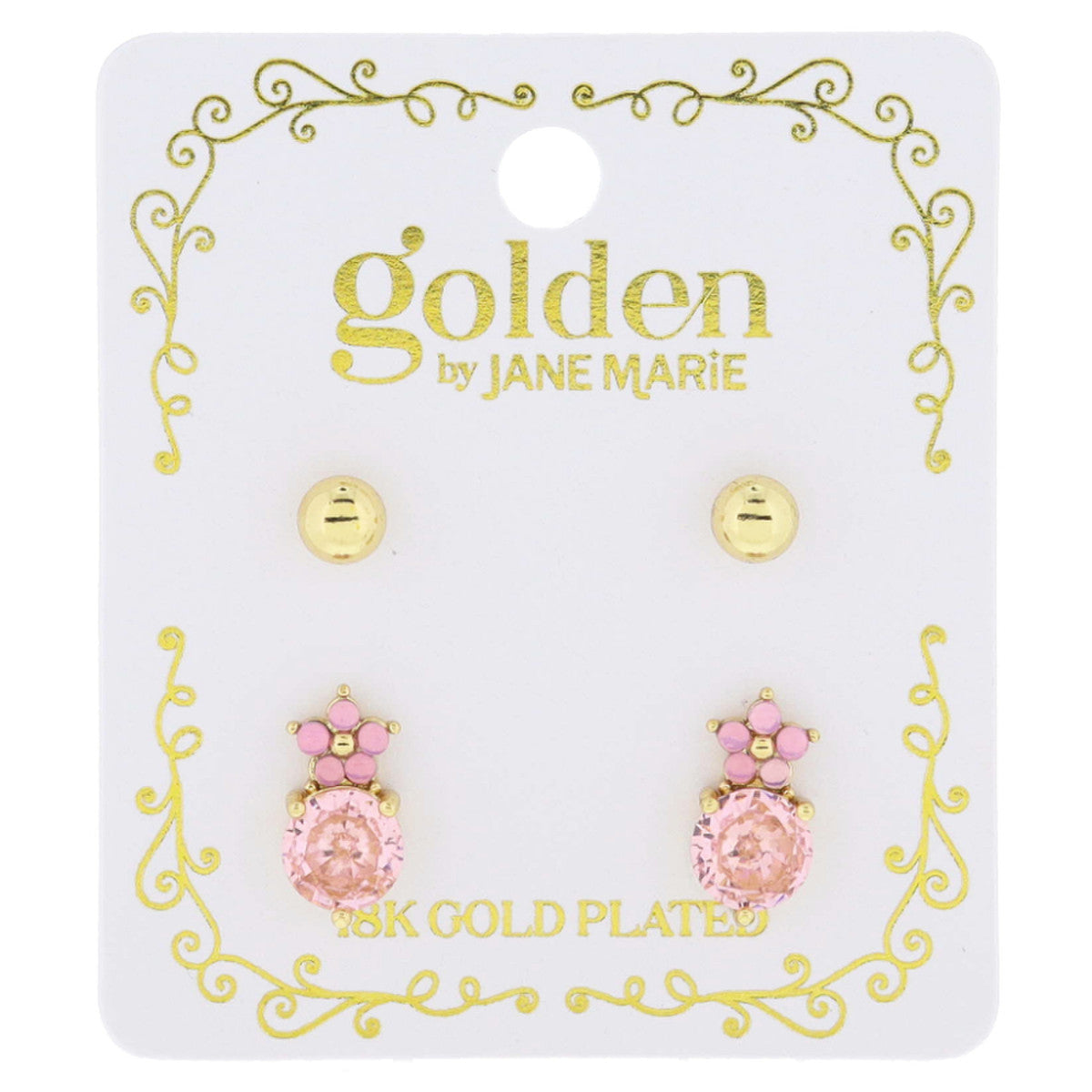 Jane Marie Kids 18k Stud Earrings