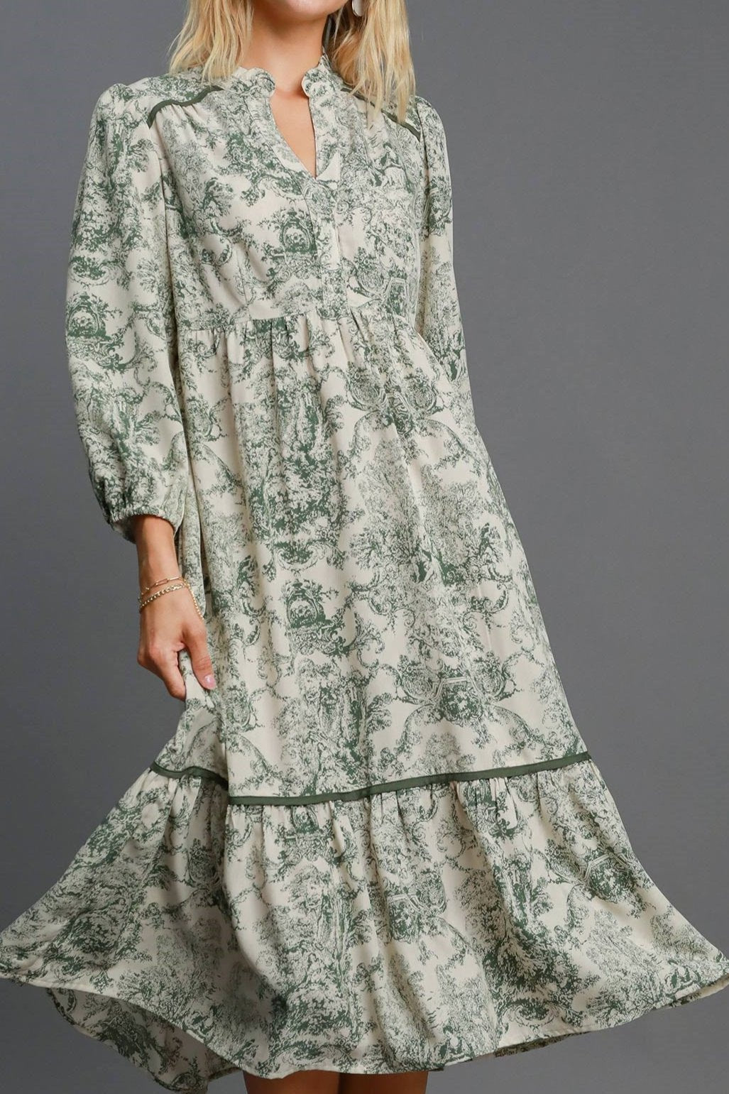 Umgee Landscape Pattern Toile Midi