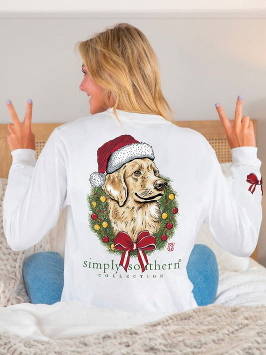 Simply Southern LS Tee - Merry Dog