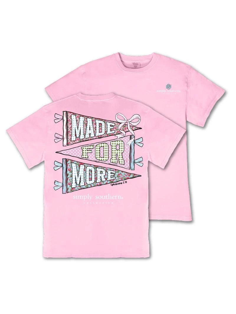 Simply Southern Made For More Youth Tee