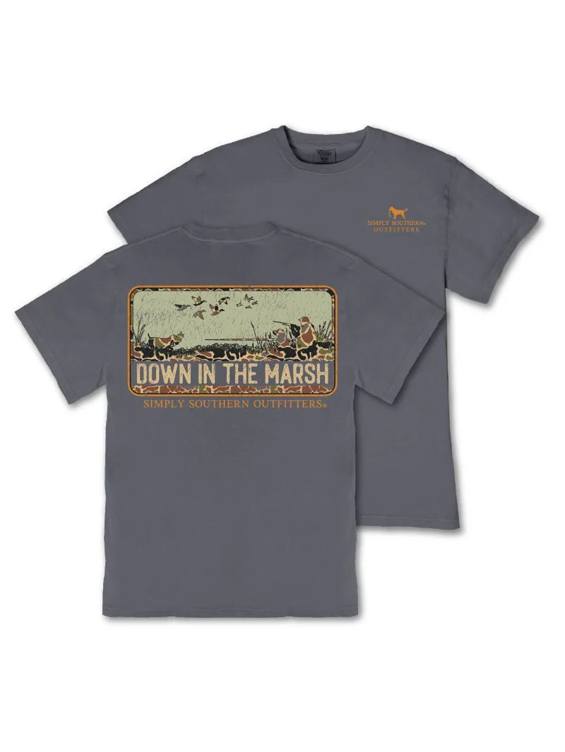 Men Simply Southern Tee - Down in the Marsh