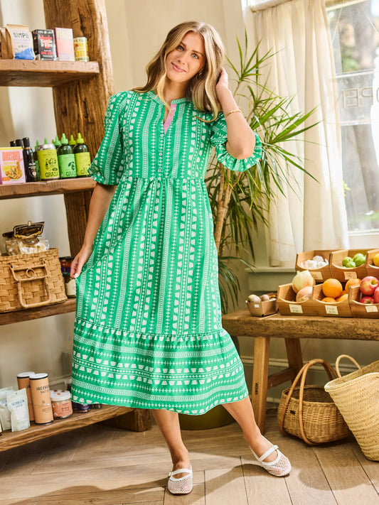 Mary Square Riley Dress - Heritage Stitch