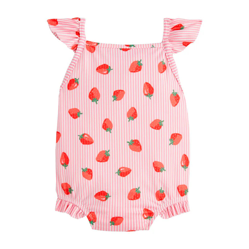 Mudpie Strawberry Print 1 Piece Swim