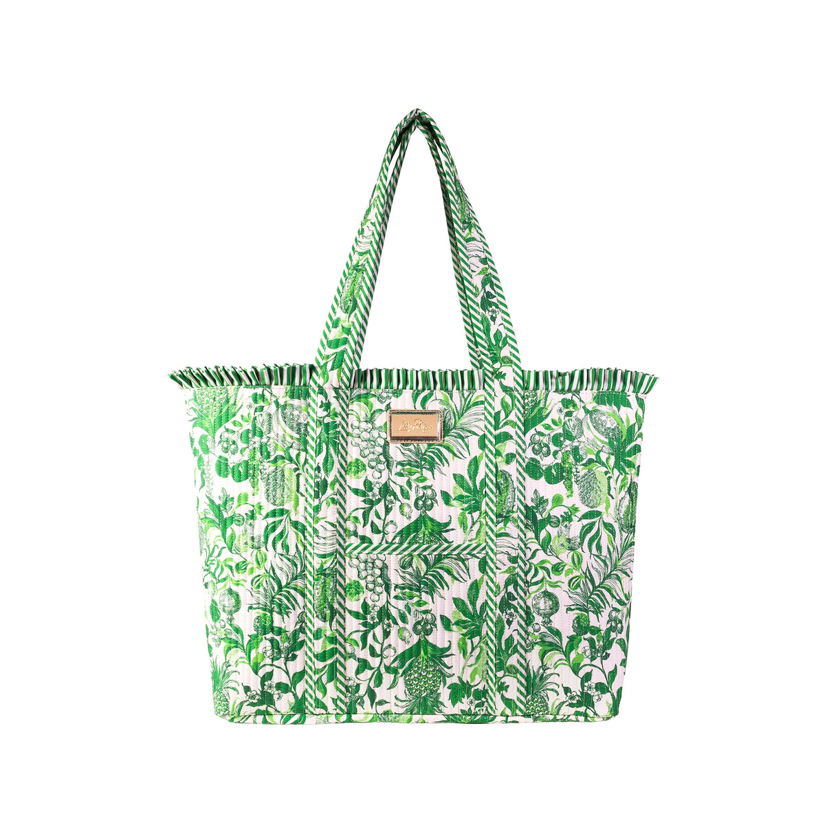 Lilly Pulitzer Quilted Ruffle Tote