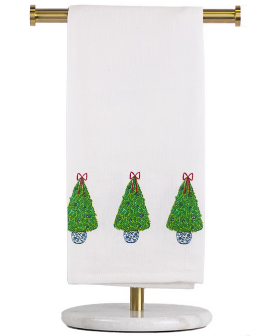 TRS Christmas Topiary Handtowel