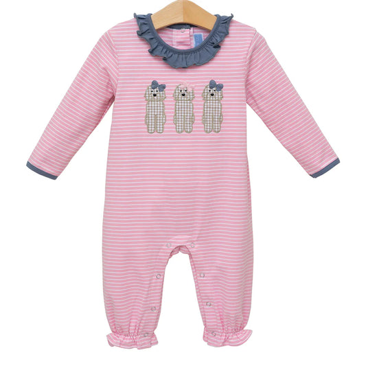 Trotter Street Dog Ruffle Romper