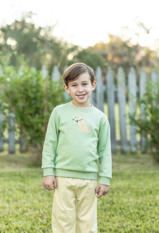 Trotter Street French Terry Pullover- Dog