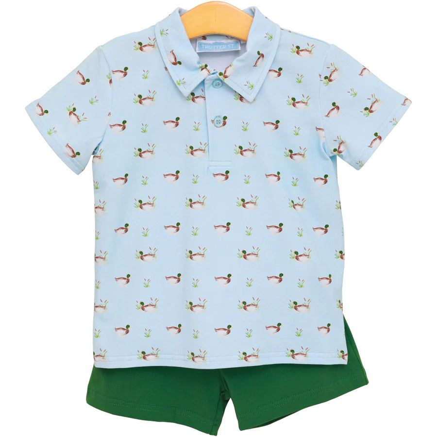 Trotter Street Ducks in a Row Polo Set
