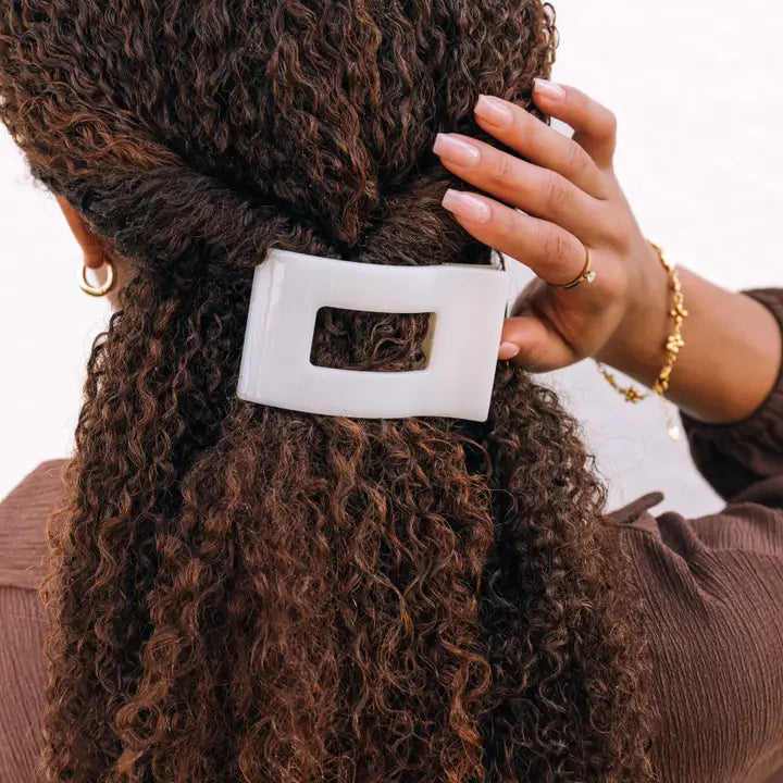 Teleties Flat Rectangle Clip